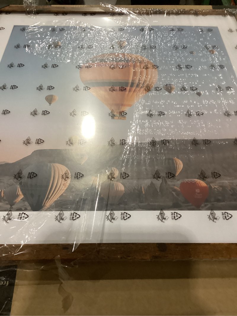 Condition photo showing Good Condition for A2 Picture Frame with A3 Mat, Display 11.7x16.5 inch A3 with Mat or 16.5x23.4 inch A2 without, Wood 16.5 by 23.4 Photo Frame, 16.5 x 23.4 Frame for Wall Hanging, Deep Brown 1 A2, 16.5x23.4 inch