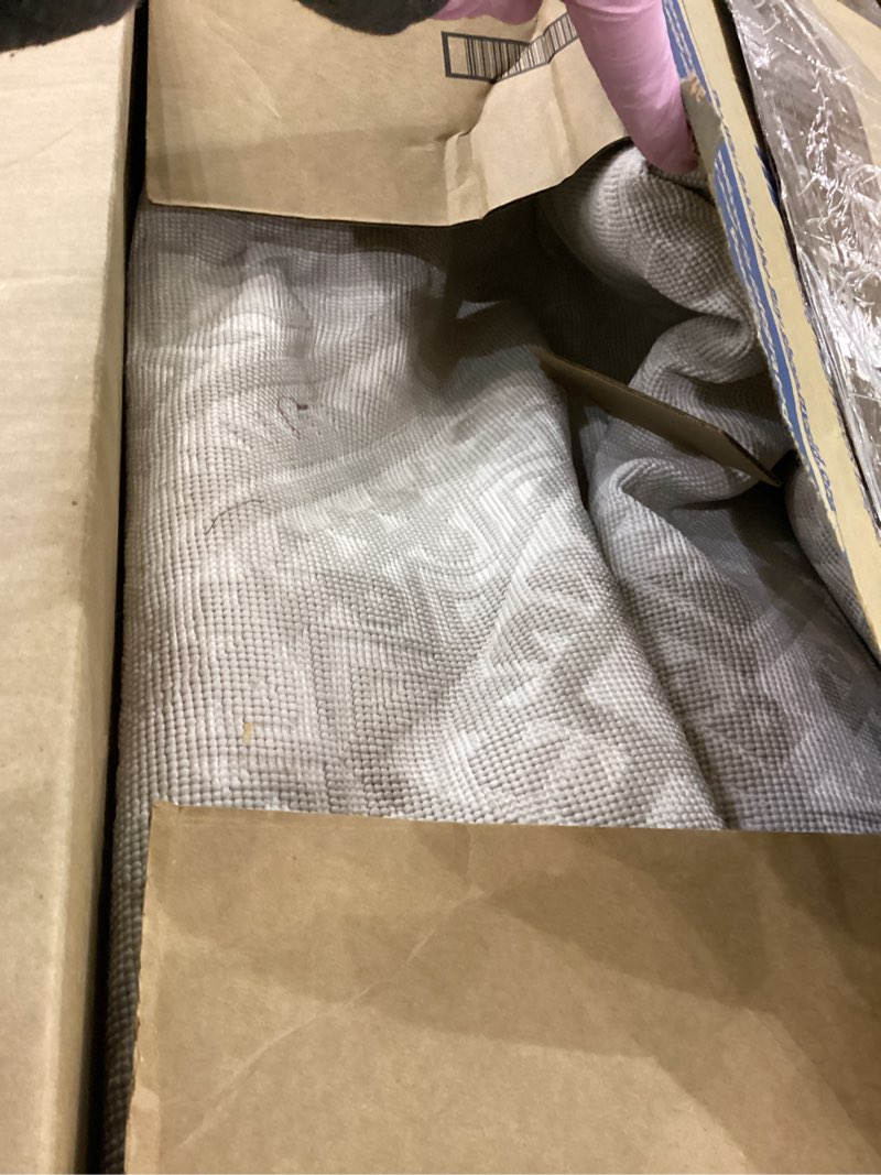 Condition photo showing As Is for Livabliss Ivor Outdoor Textured Area Rug,5'3" x 7'3",Cream 5'3" x 7'3" (Rectangular)