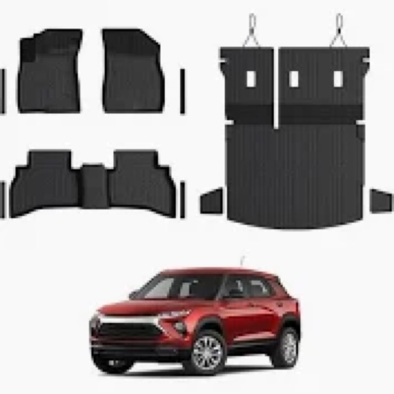 GALVAGNITE Floor Mats for Chevy Trax/Buick Envista 2024-2026, All Weather Floor Mats Trunk Cargo Lin