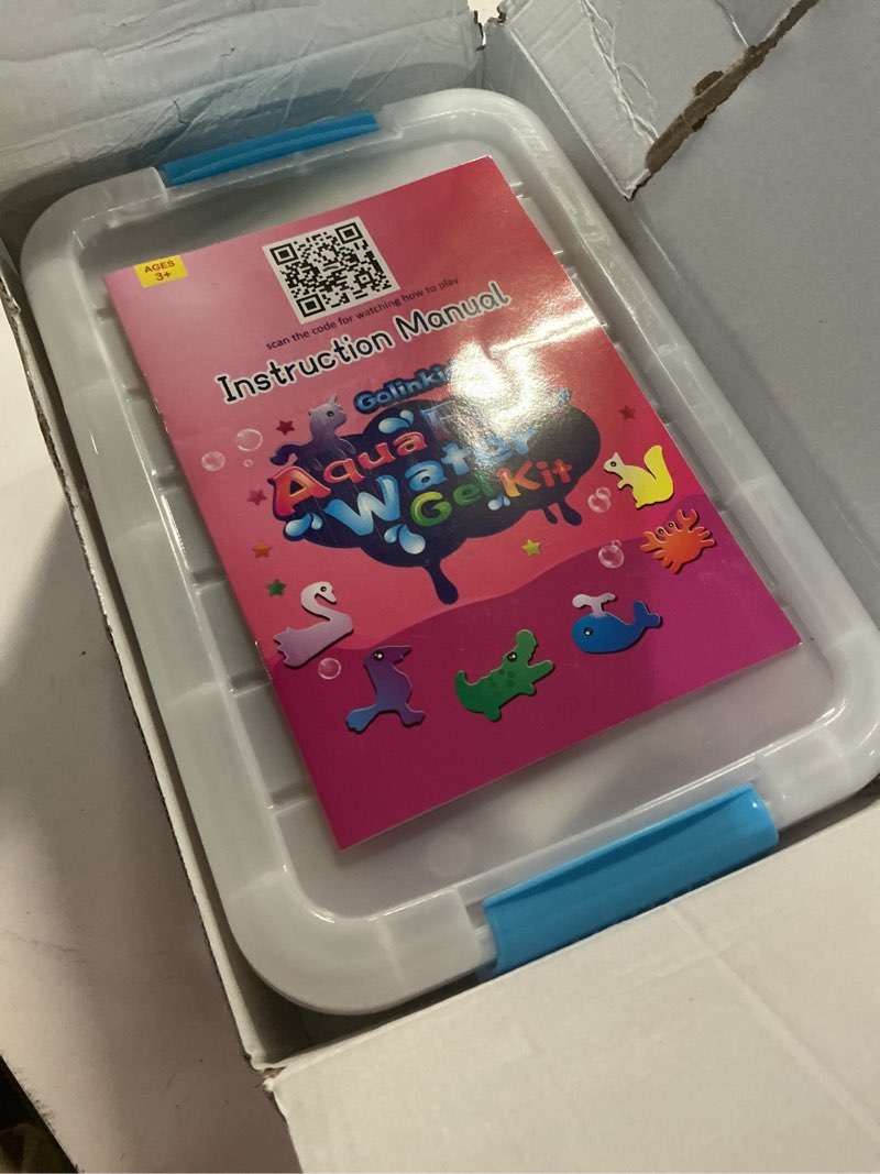 Condition photo showing New/Like New for Magic Water Elf Toy Kit, 20 Bottles 24 Molds 70ML Aqua Fairy Water Gel Kit with Sparkling Magic Gel Glow in The Dark, Crate Your Own Magic Water Pets Aqua Fairy Craft Kits for Kids