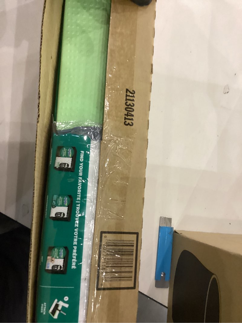 Condition photo showing New/Like New for Swiffer Sweep and Mop Deluxe  2-in-1 Floor Mopping and Sweeping Kit  Includes 1 Sweeper Device  5 Heavy Duty Dry Sweeping Cloths  6 Heavy Duty Wet Mopping Cloths
