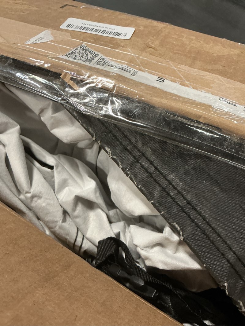 Condition photo showing Good Condition for Patio Furniture Covers Outdoor Table Cover Waterproof Rectangular 420D Garden Dining Table Cover Wind Dust Proof Anti-UV Patio Sectional Couch Cover Table and Chair Set Covers 90"Lx65"Wx28"H Black Standard Size 0 90"L x 65"W x 28"H