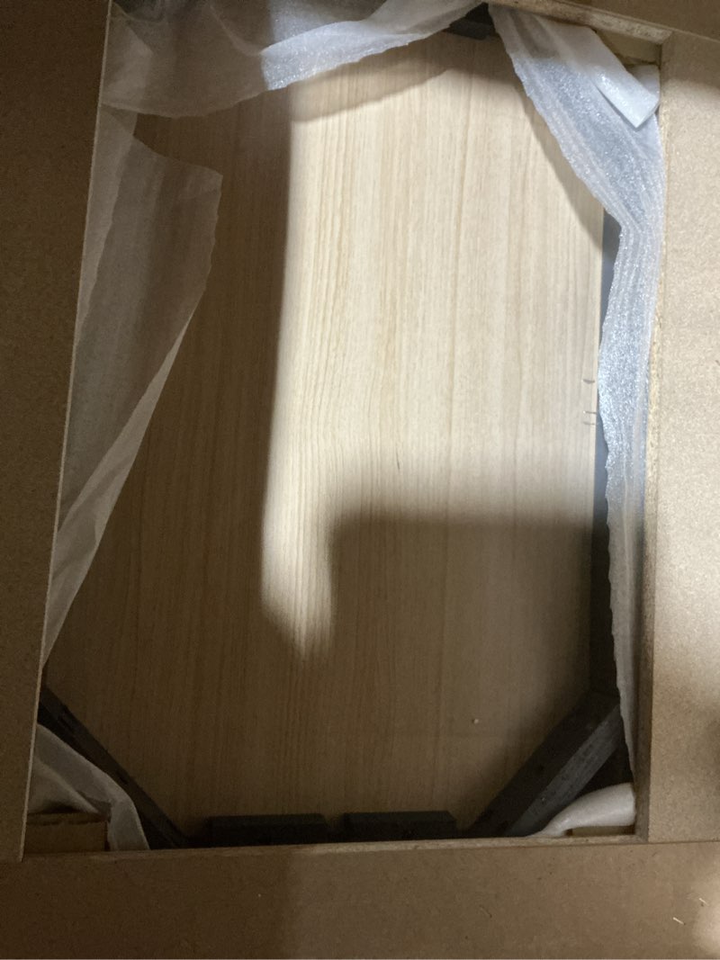 Condition photo showing Good Condition for Roundhill Furniture Riverton Wood 3-Piece Bedroom Set, Shiplap Panel King Bed with 2 Nightstands in Slate Blue