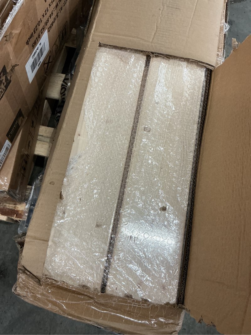 Condition photo showing Good Condition for FREDBECK 30in x 80in Sliding Barn Door with 5FT Barn Door Hardware Kit Included Wood K Shape Solid Spruce Panel Need to Assembly