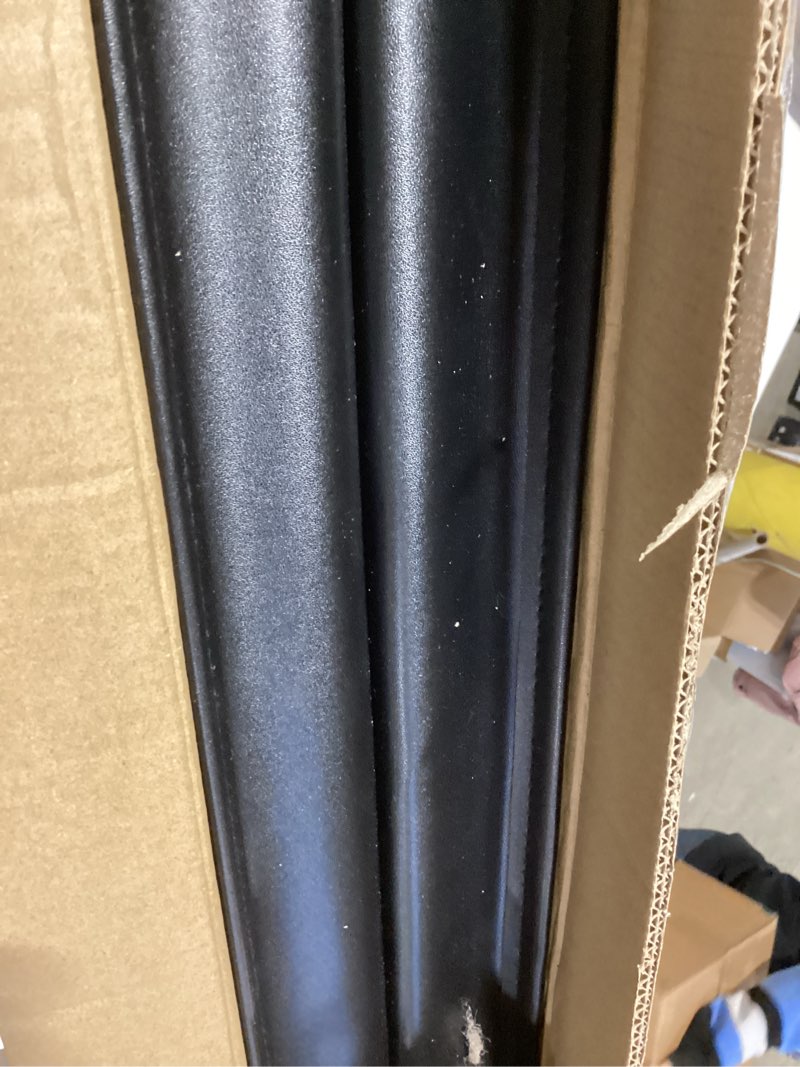 Condition photo showing As Is for Gym Wall Padding, Basketball Court Wall Protector, Removable 2" Thick High-Density Protective Pads for Wall-Mounted Basketball Hoop, Garage, Basement, High Elasticity & Tear-Resistant 60" L x 20" W x 2" H BLACK