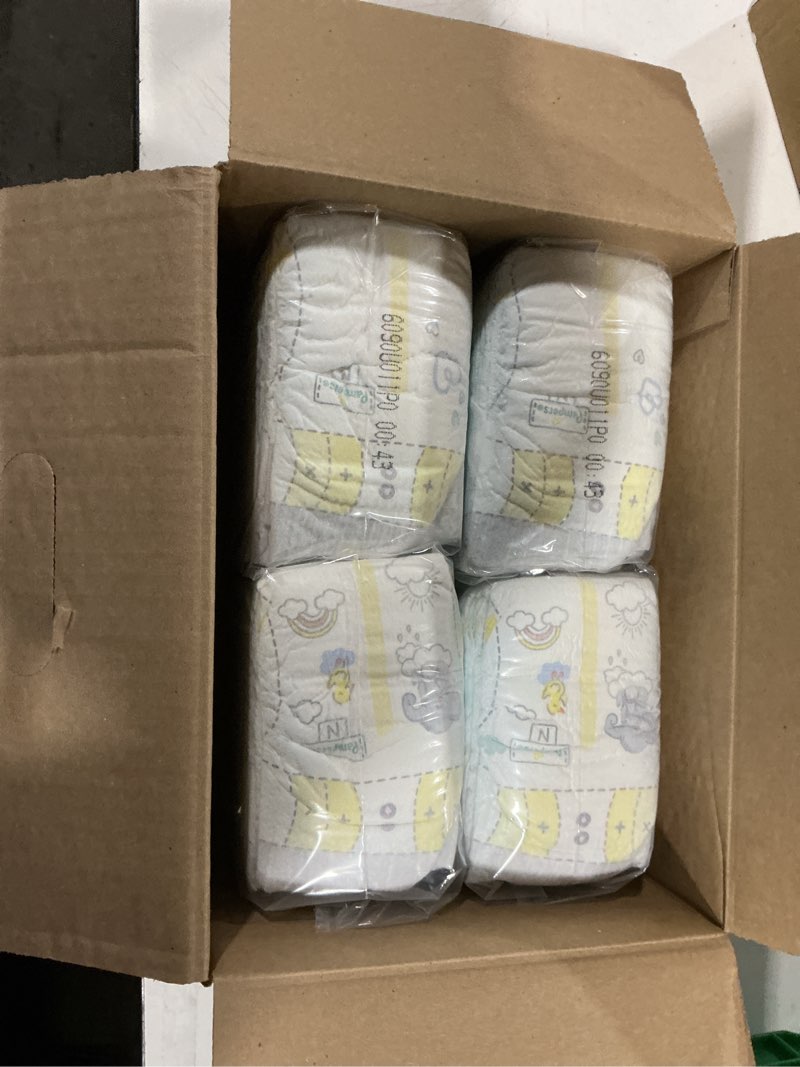 Condition photo showing New/Like New for pampers swaddlers newborn diapers, size newborn (10 lbs), 84 count, fragrance free, hypoallergenic, absorbent, pediatrician recommended, skin safe newborn 84