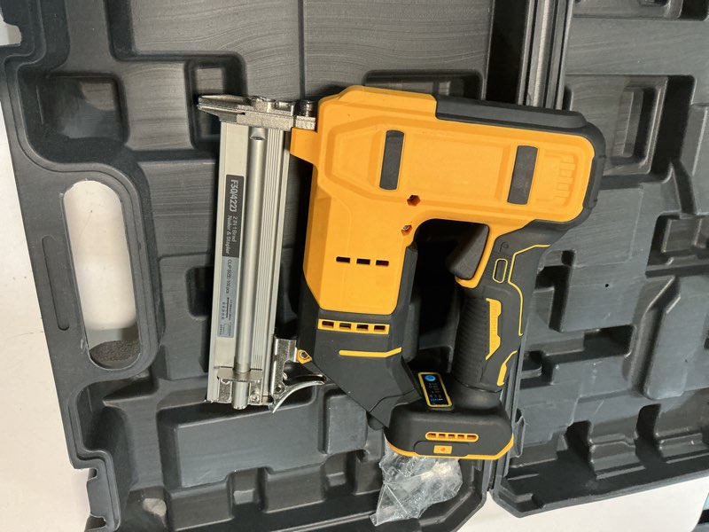 Condition photo showing As Is for cordless brad nailer for dewalt 20v max w/18ga f30 brad nails &422j staple nails