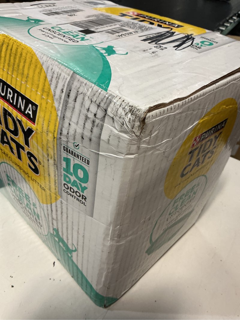 Condition photo showing New/Like New for purina tidy cats free and clean unscented cat litter - 38 lb. box 38 pound (pack of 1)
