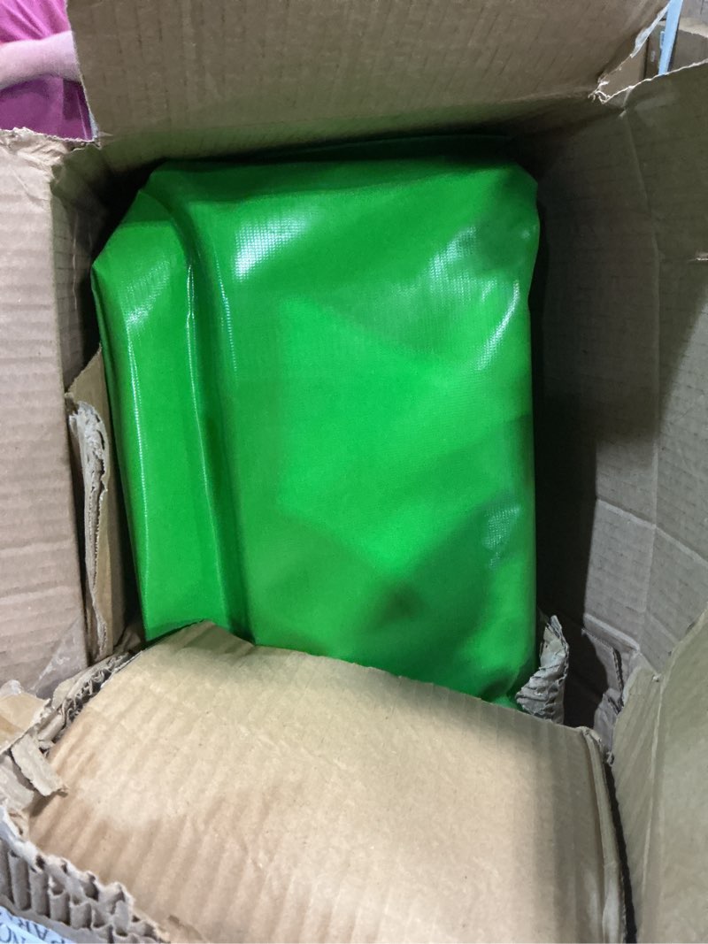 Condition photo showing New/Like New for Wettarn Folding Duck Pond 4' x 4' Portable Spill Containment Berm Wall Containment Berm(Green) 4*4ft Green 1