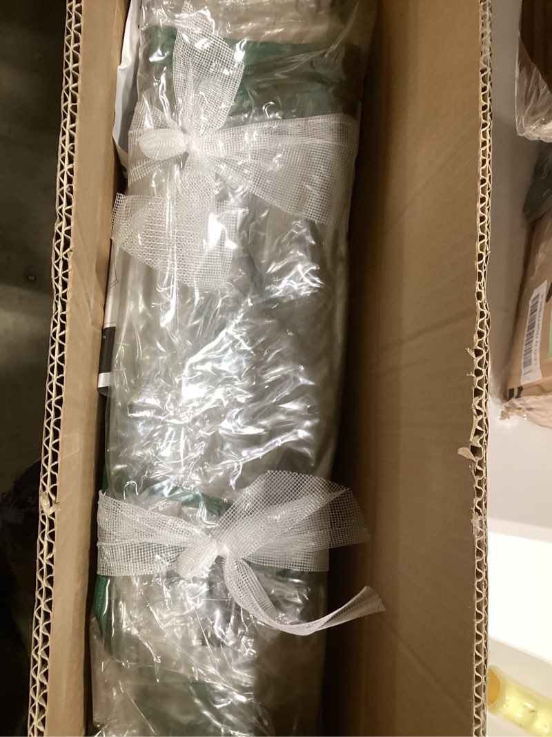 Condition photo showing Good Condition for Aoodor 4 x 2 x 2 ft Mini Greenhouse with 2 Zipper Doors, Water Resistant, UV Protected for Flowers, Vegetables and Herbs, Transparent Transparent 4 x 2 x 2 ft