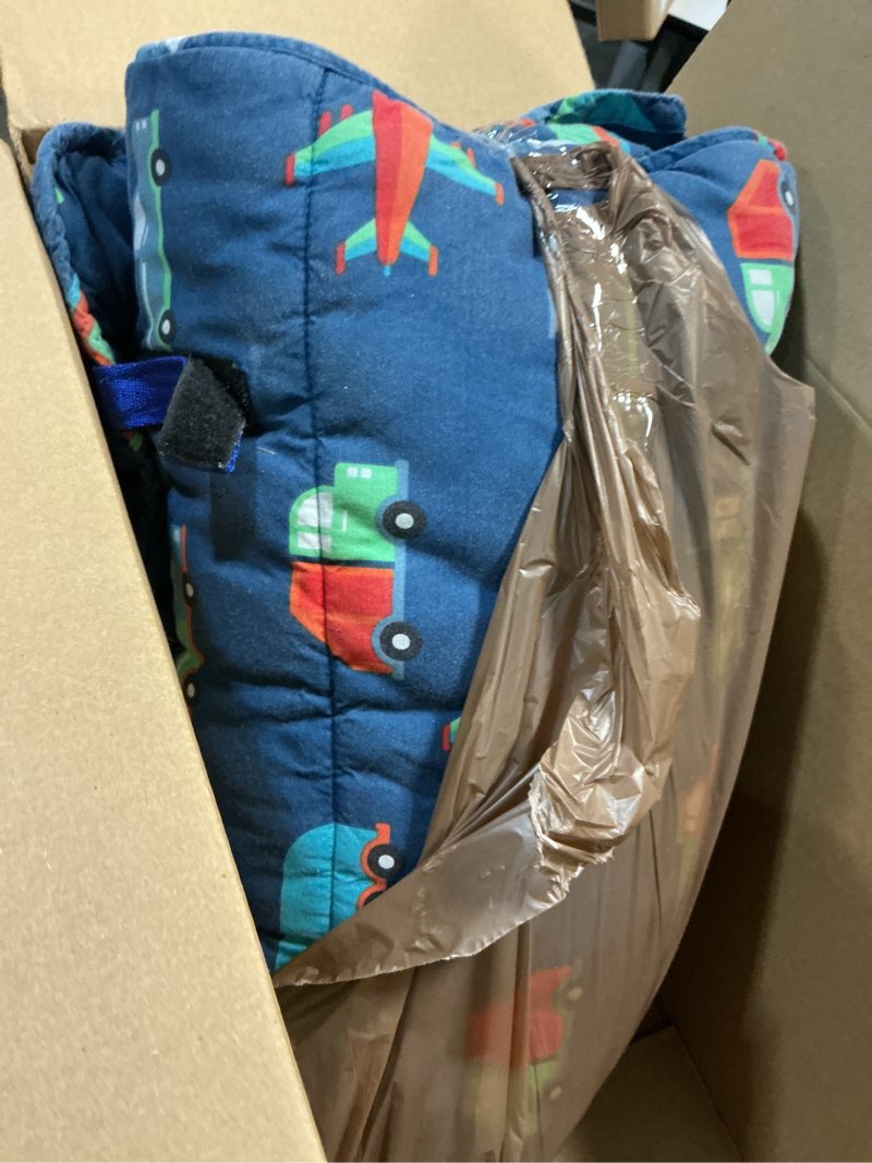 Condition photo showing As Is for Wildkin Kids Original Nap Mat – Cozy Kids Sleep Mat with Pillow, Ideal for School & Travel - Transportation