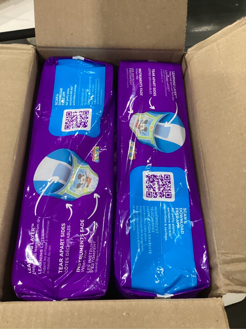 Condition photo showing New/Like New for pull-ups boys' potty training pants, size 6t-7t training underwear (55-75 lbs), 72 count
