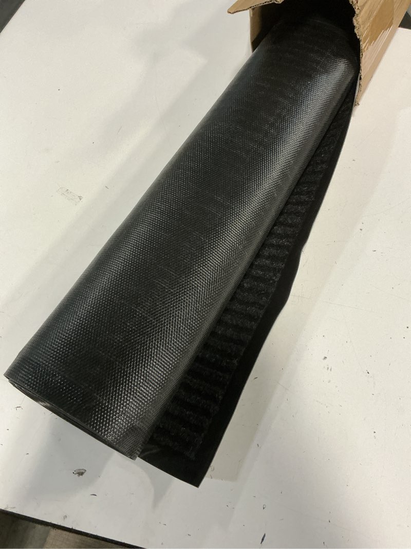 Condition photo showing Good Condition for TANYOYO 3' X 6' Commercial Grade Door Floor Mat Brush Step Entrance Mat Vinyl Backed Utility Doormat Heavy Duty Floor Rugs Commercial Outdoor Carpet Indoor Entrance Mat?Black Black 3'4" x 6' (Rectangular)