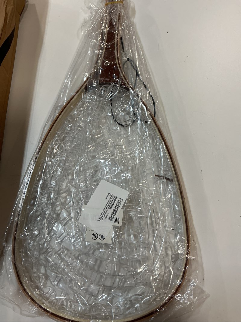 Condition photo showing Good Condition for Fashionwu Fly Fishing Landing Net Trout Fishing Net, Soft Rubber Catch and Release Fish Net with Wooden Handle Frame, Gifts for Him