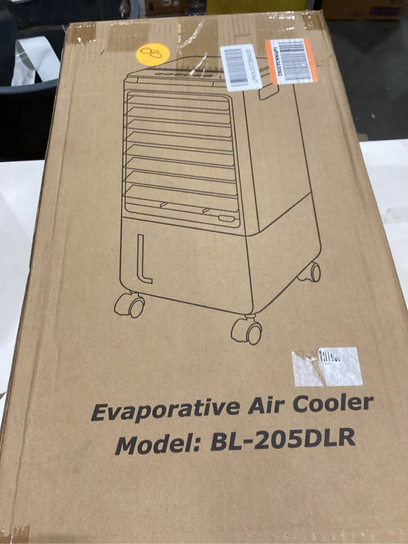 Condition photo showing New/Like New for Evaporated air cooler