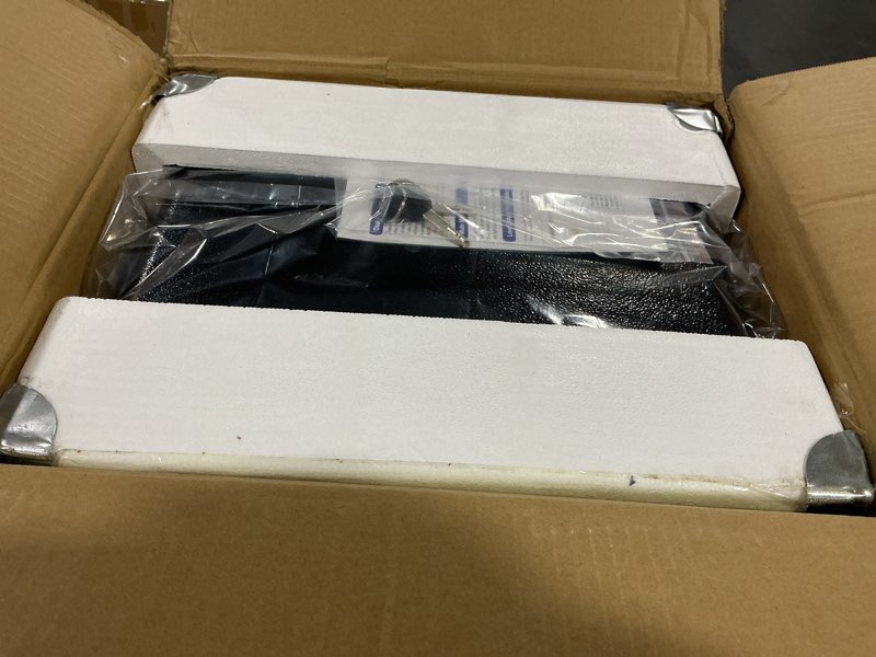 Condition photo showing Good Condition for dayi safe box, 2.0 cubic feet home safe with fireproof waterproof bag, security safe box for money cash valuables, digital electronic keypad, dual alarm system, removable shelf - d-45