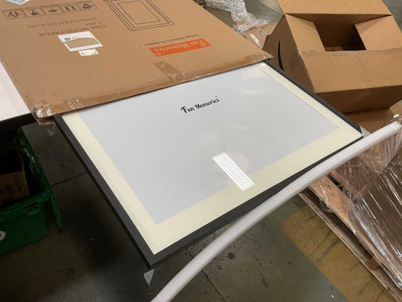 27x40 Black Wood Picture Frame, 27 x 40 Poster Frame for Wall - Solid Oak Wood & Tempered Glass, Rustic Wood 27 by 40 Frames, 27x40 Picture Frame Matted to 24x36, Large Art Frames 27 x 40, 1 Pack