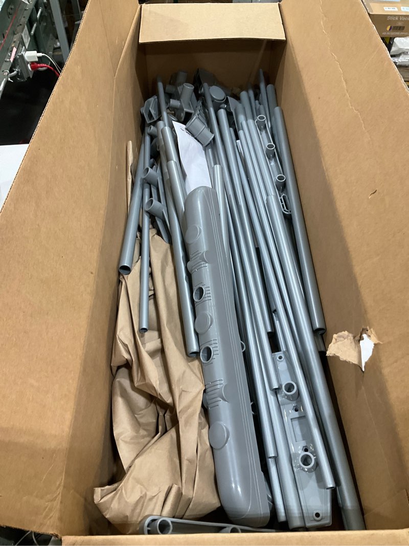 Condition photo showing Good Condition for songmics clothes drying rack stand 4-tier, foldable laundry drying rack 68.1-inch tall, steel, rolling clothes horses dryer rack, easy to assemble, indoor outdoor use, dove gray ullr701g01 4-tier dove gray