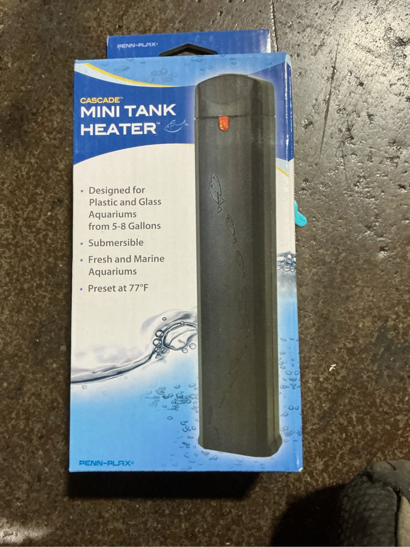 Condition photo showing New/Like New for Penn-Plax Cascade Mini Fish Tank Heater – Fully Submersible – Great for Freshwater and Saltwater Aquariums – 6” Length – 25 Watt