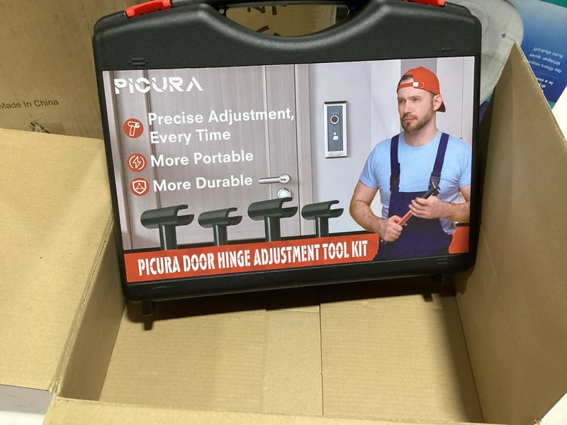 Door Hinge Adjustment Tool Kit,4 in 1 Rotary Hinge Gap Adjusting Wrench 0.55 in/0.71 in/0.82 in/0.98