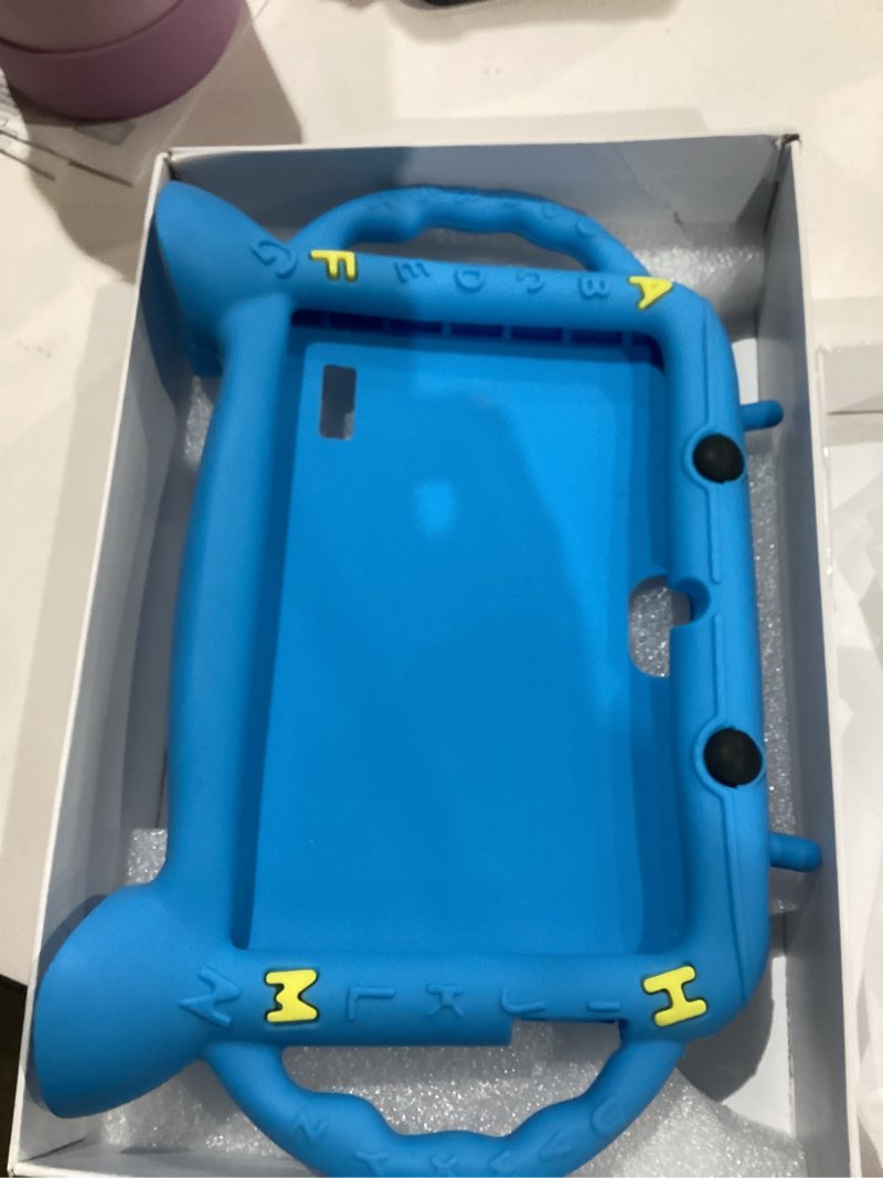 Condition photo showing Good Condition for Case Compatible for New iPad 2017 2018 9.7 inch Case/iPad Pro/iPad Air 1 2 Lovely Cartoon Shockproof Silicone Protective Convertible Handle Stand [BPA Free]-Blue