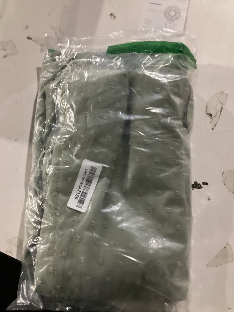 Condition photo showing New/Like New for glamaker women's short sleeve smocked square neck a line summer flowy maxi long dress medium 01-green