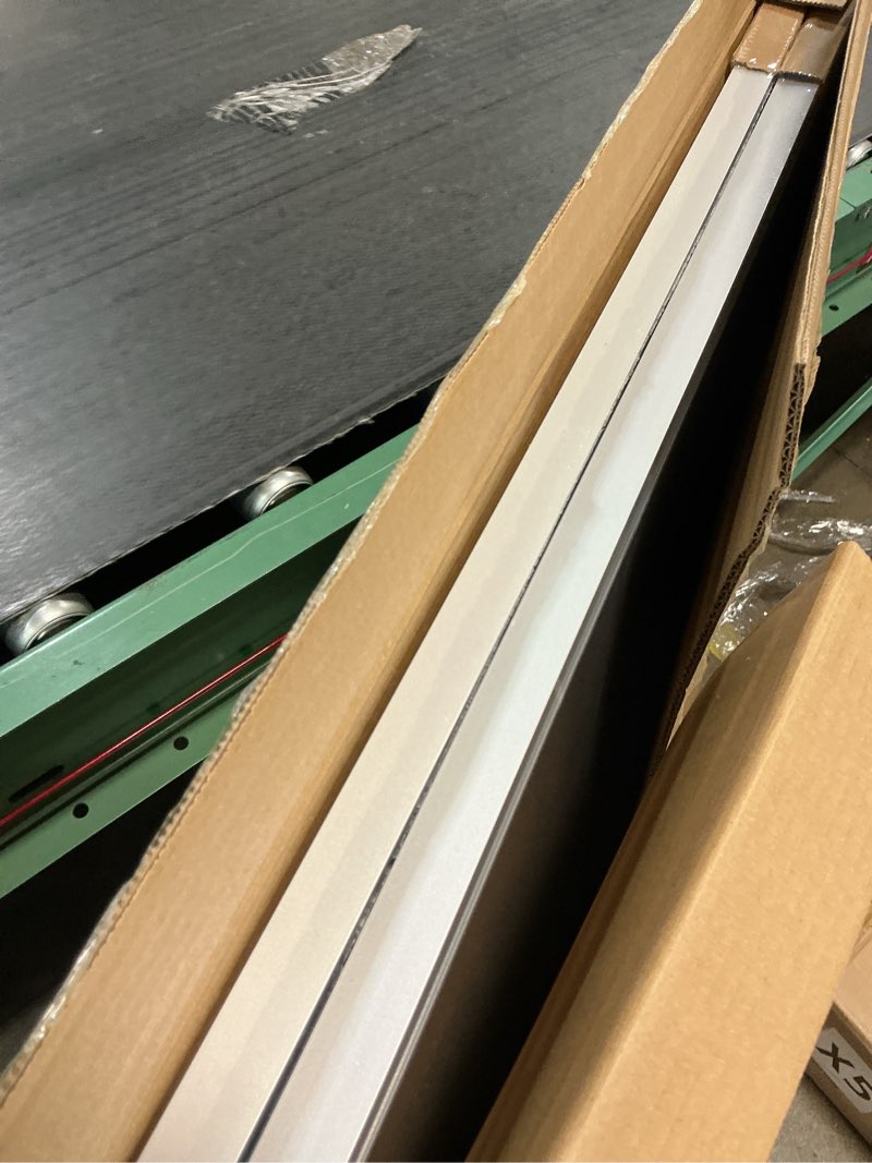 Condition photo showing New/Like New for 30x40 inch poster frames 2pcs, plexiglass, silver aluminum snap frame, front-loading frame for wall