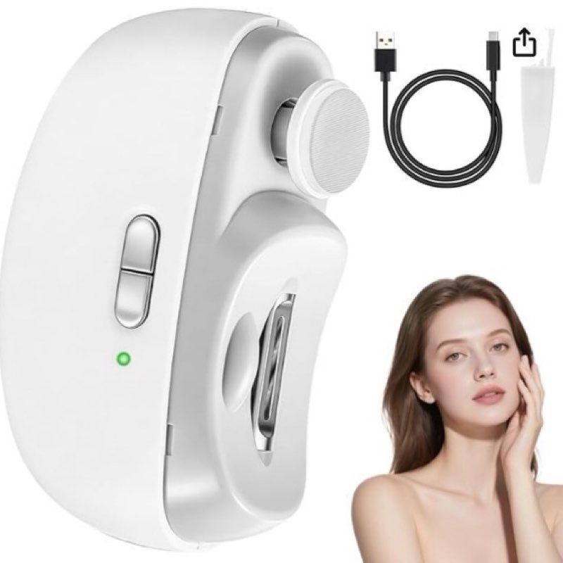 3 speeds strong power automatic nails clipper with polisher, led light, rechargeable clippers for thick fingernails