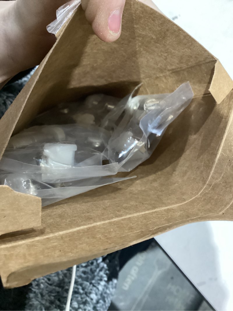 Condition photo showing New/Like New for HOMOTEK 6 Pack Hinge Pin Satin Nickel Door Stopper,Adjustable Deluxe Heavy Duty Door Stopper 2-1/2"x1-3/4",with White Rubber Bumper Tips 6 Pack Satin Nickel