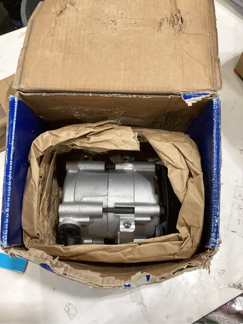 Condition photo showing As Is for Denso NEW COMPRESSOR W/CLUTCH - 471-8144