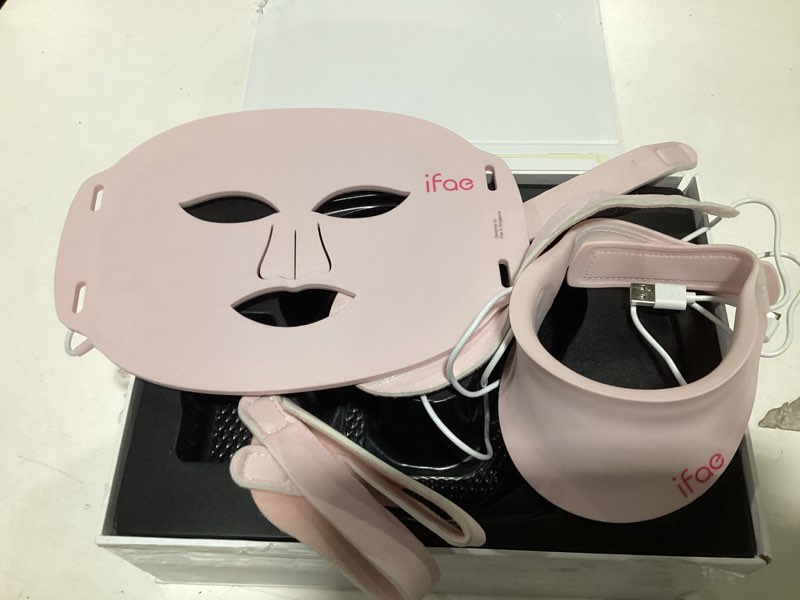 Red Light Therapy Mask for Face and Neck, 7 Colors with NIR Led Face Mask Light Therapy with Eye Pro
