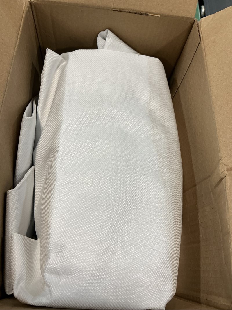 Condition photo showing Good Condition for HPD Half Price Drapes Vienna Basic Linen 100% Blackout Curtains for Bedroom 96 Inches Long (2 Panels) - Rod Pocket Curtains & Drapes for Living Room & Windows - 50 X 96, Off-White Off-white 50"W x 96"L (Pack of 2)