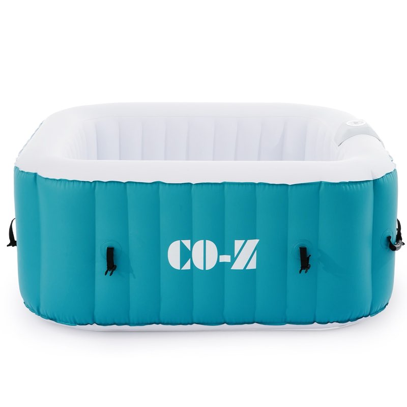 CO-Z 4-Person Inflatable Hot Tub with 120 Bubble Jets, 5' Portable