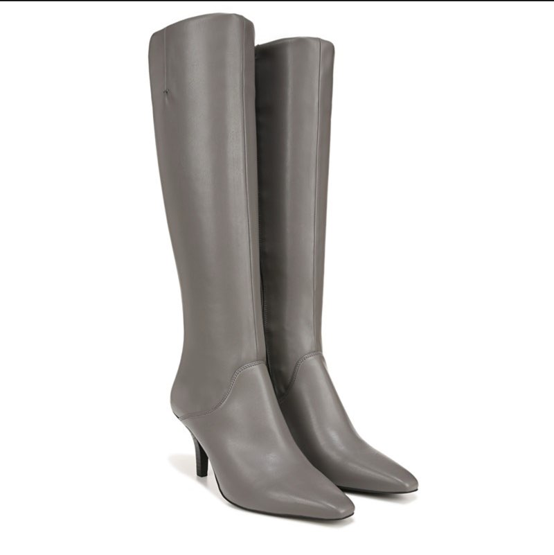 Franco Sarto Women's Lyla Knee High Boots (Graphite Grey Synthetic) - Size 11.0 M
