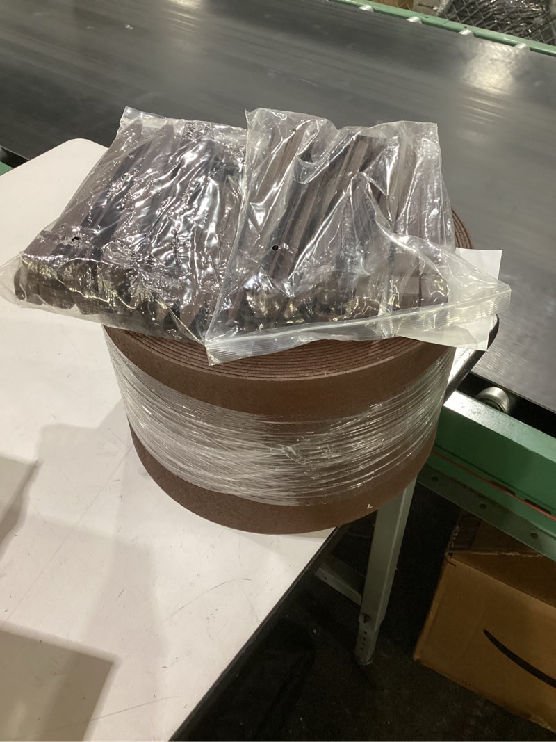 Condition photo showing New/Like New for agtek 78ft plastic landscape edging coil kit, 8 inch high terrace board garden edging border with 24 stakes