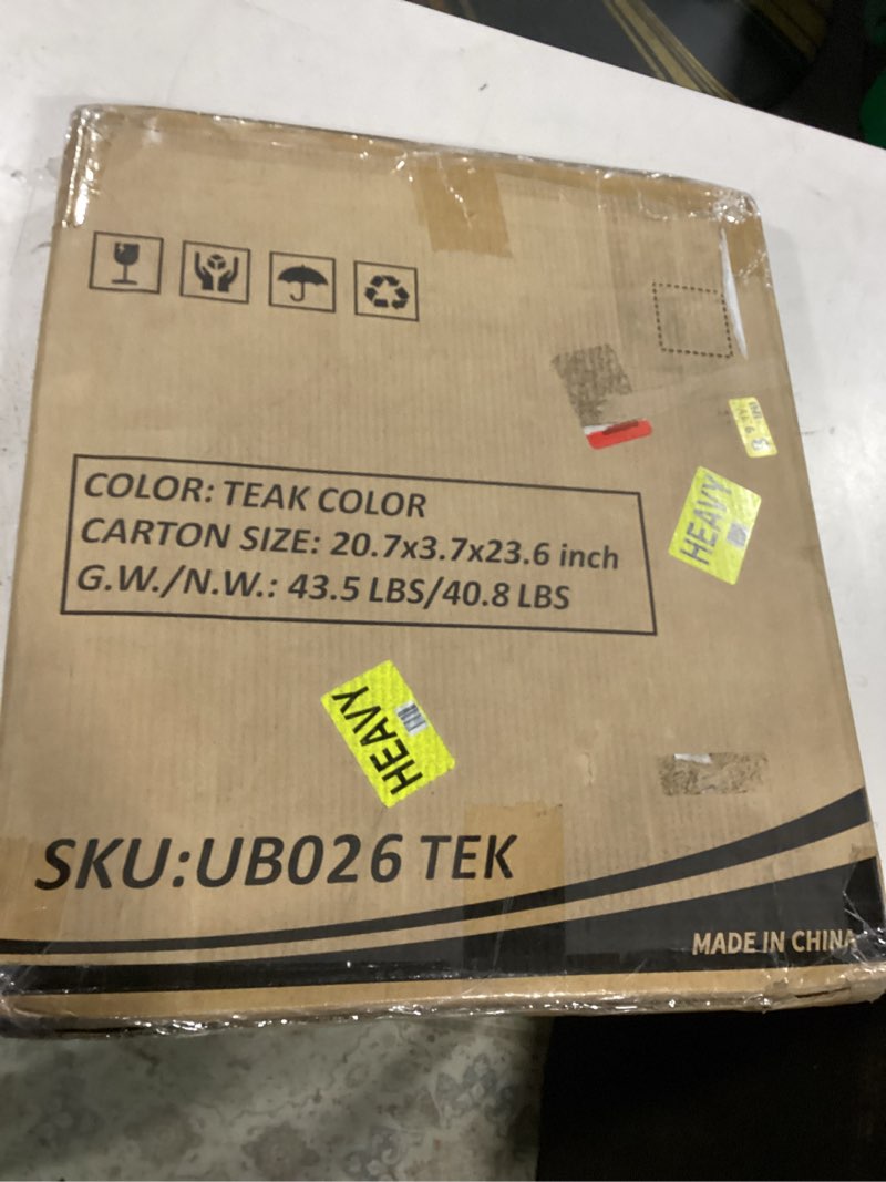 Condition photo showing New/Like New for patio umbrella base with wheels, 43lbs outdoor umbrella stand | with 2 wheels, square heavy duty base, suitable for 6-12ft market & fringe umbrella, for deck, lawn, poolside teak?with wheels?