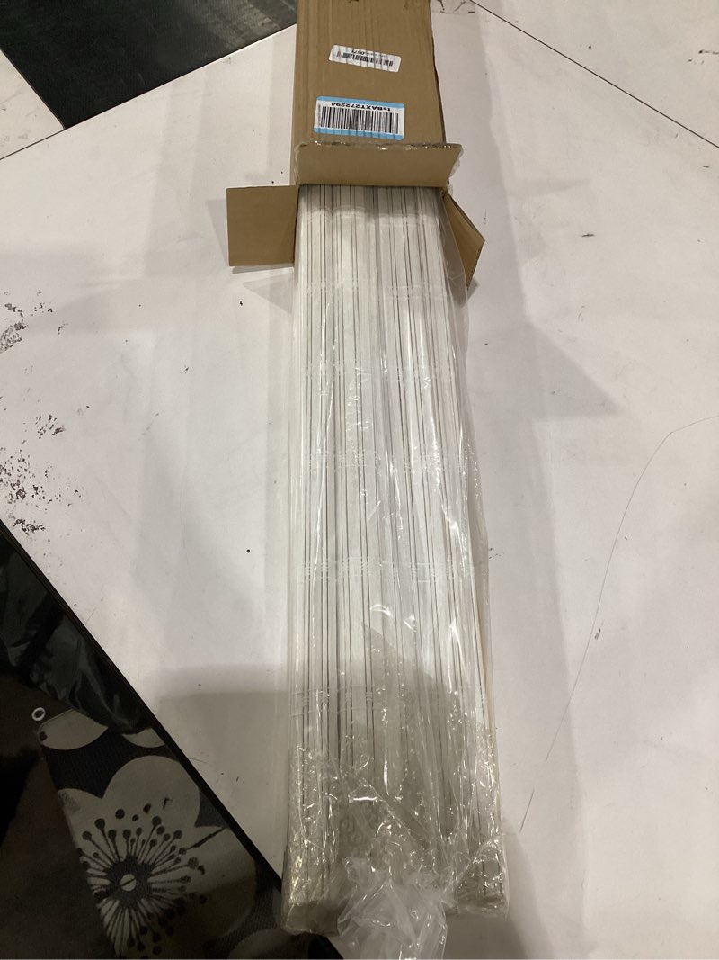 Condition photo showing Good Condition for seeye cordless bamboo blinds shades, light filtering bamboo roller shades natural roman blind shade, roll up blind for windows, easy to install for door, bedroom, 27" w x 64" h, white white 27"w x 64"h