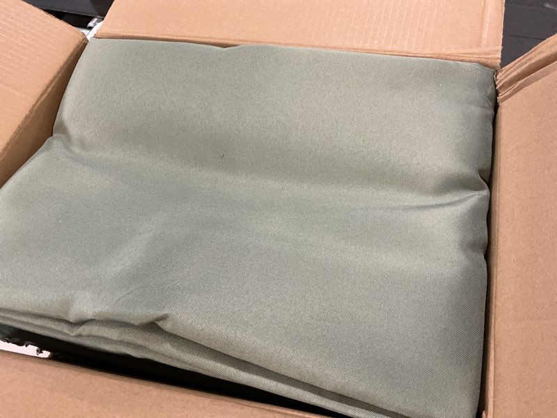 Condition photo showing New/Like New for fitable 6 pack sage green rectangle table clothes - 70 x 120 inch - wrinkle and stain resistant fabric tablecloths, washable polyester table covers for wedding, party, banquet, formal events sage green 70x120 in, 6 pack
