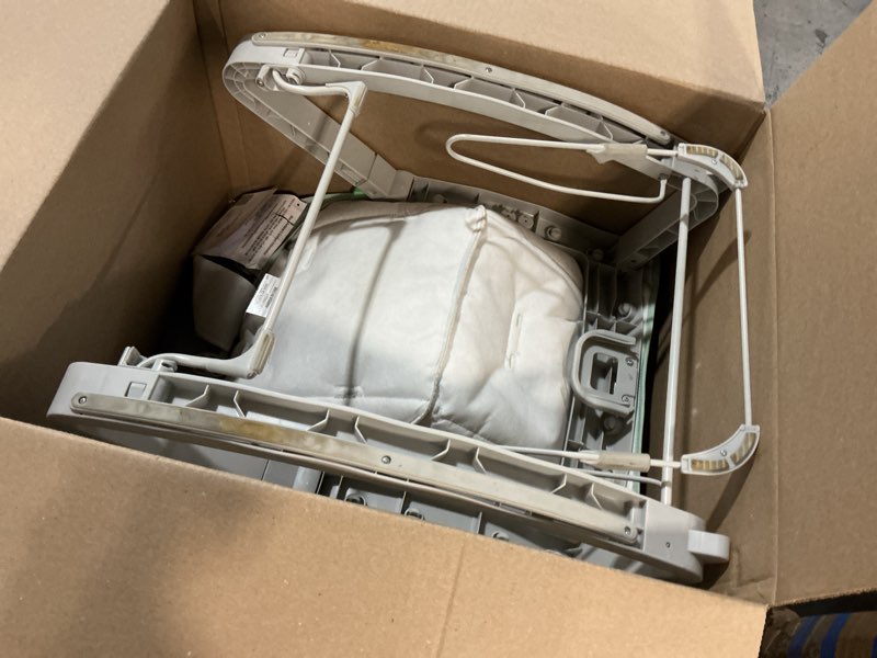 Condition photo showing As Is for ingenuity keep cozy 3-in-1 grow with me vibrating baby bouncer, seat & infant to toddler rocker, vibrations & -toy bar, 0-30 months up to 40 lbs (weaver)