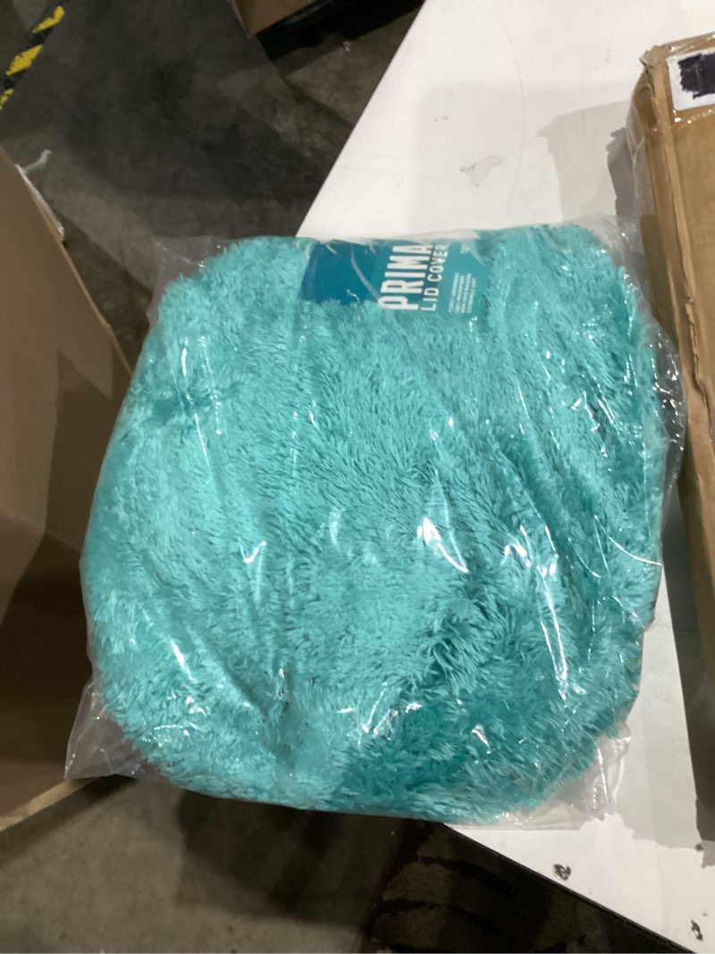 Popular Bath ST. Lucia Single Toilet Seat Lid Cover Size 18" x 18", Soft Long Toilet Seat Lid Plush 