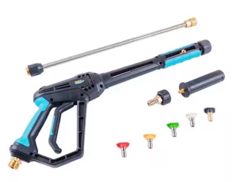 surfacemaxx 1.67-ft up to 4500-psi plastic pressure washer spray gun kit