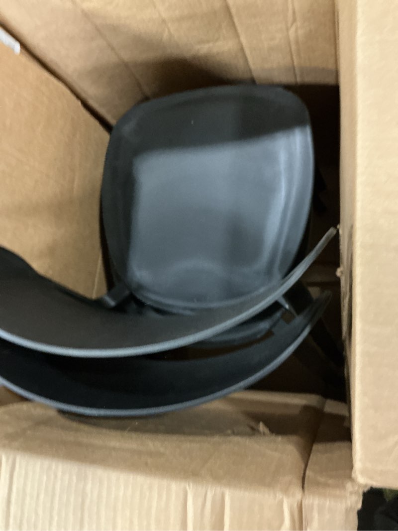 Condition photo showing Good Condition for flash furniture dover patio chair with curved backrest and contoured seat, commercial all-weather stacking resin chair, uv resistant, indoor-outdoor, black, set of 2 black set of 2