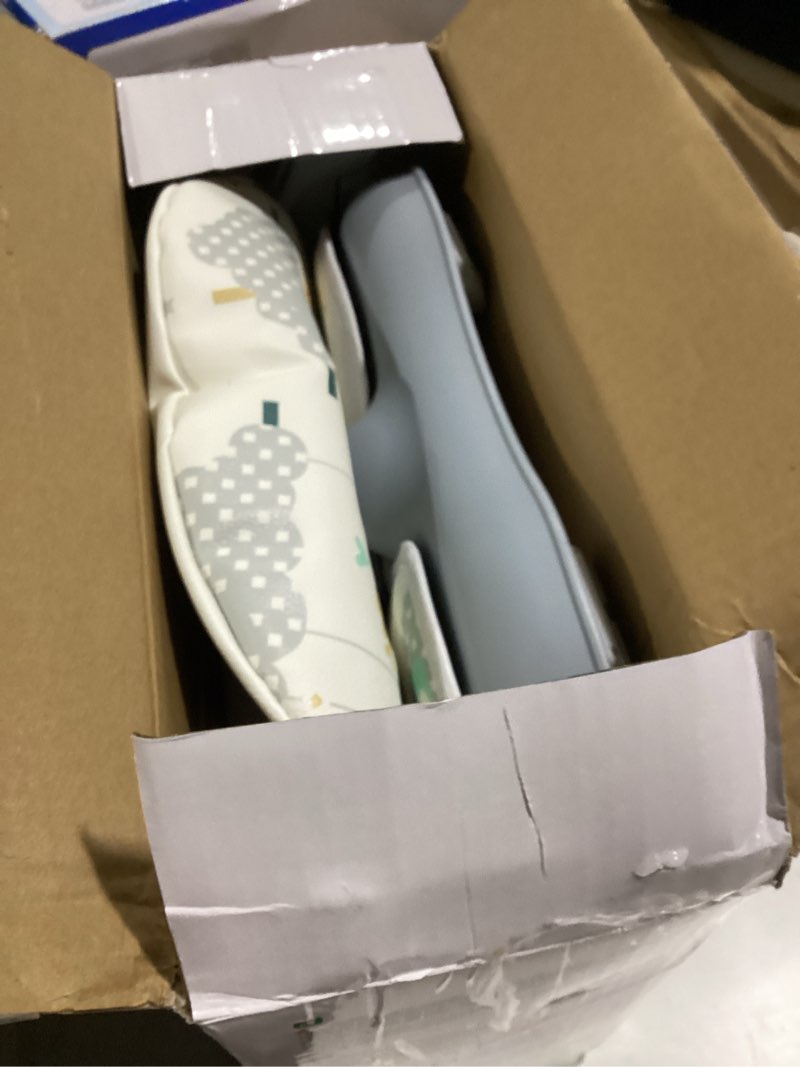 Condition photo showing As Is for UBRAVOO 2in1 Portable Toddler Booster Seat, Grow with Baby Booster Seat for Dining Table with Removable Tray & Seat Pad, high Chair for Travel, ACE1013 Treetop Adventure