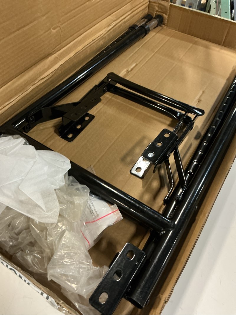 Condition photo showing Good Condition for tandefio folding table legs adjustable height 14 inch wide folding tables legs collapsible durable metal furniture for kitchen, diy bar desk, coffee dinner, home, tabletops, table saw(2 pcs,14 inch) 2 14 inch