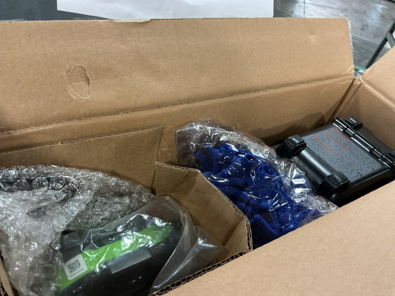 Condition photo showing Good Condition for Greenworks 24V 600 PSI (0.8 GPM) Cordless Power Cleaner with (2) 2Ah Batteries, Charger, & Wash Glove, Green 24V (2 x 2.0Ah)