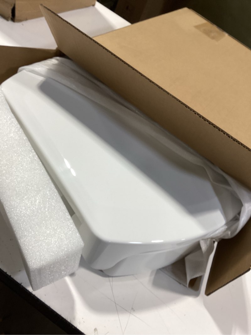 Condition photo showing Good Condition for samodra raised toilet seat riser, white, 3 inch high elevated toilet seat for seniors, soft close, easy install & clean (elongated)