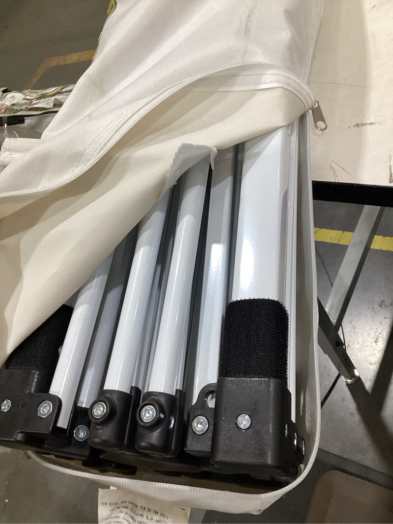 Condition photo showing Good Condition for ozark trail 10' x 10' straight leg instant pop-up canopy with simple push setup for tailgating, camping and events