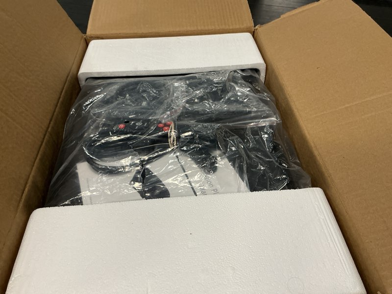 Condition photo showing Good Condition for Vibration Plate Exercise Machine, Vibrating Plate Platform for Lymphatic Drainage with 200 Adjustable Speeds, Power Vibration Plate for Weight Loss & Fitness, Supports Weight 450 Lbs Jet Black