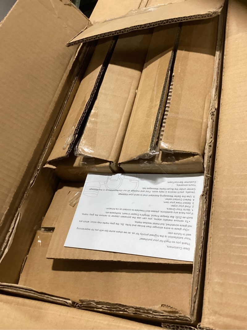 Condition photo showing As Is for AmorArc Ceramic Dinnerware Sets,Handmade Reactive Glaze Stonewre Plates and Bowls Sets,Highly Chip and Crack Resistant | Dishwasher & Microwave Safe Dishes Set,Service for 4 (12pc) Cappuccino Service for 4