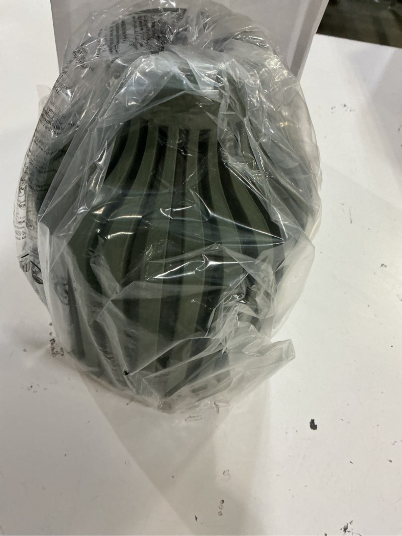 Condition photo showing New/Like New for small vase for centerpiece table decorations, unique round vase for fake flowers, pampas, perfect for wedding, party, dining, kitchen (8 inch green)